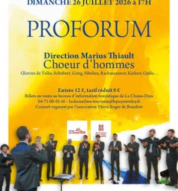 Proforum et chœur d'hommes