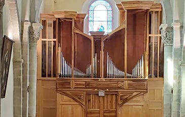 Découverte de l'orgue, église de Riotord