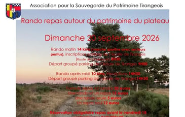 Rando autour du patrimoine du plateau tirangeois