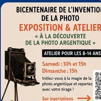 Exposition et Atelier "à la découverte de la photo argentique"