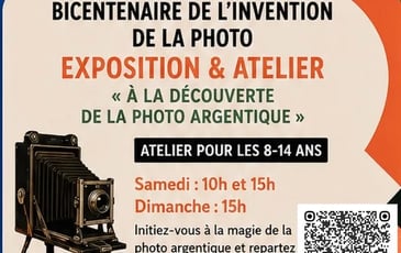 Exposition et Atelier "à la découverte de la photo argentique"