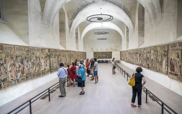 Visite guidée des tapisseries de l'abbaye